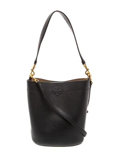 Pre-owned Tory Burch Signature Shoulder Bag In Black