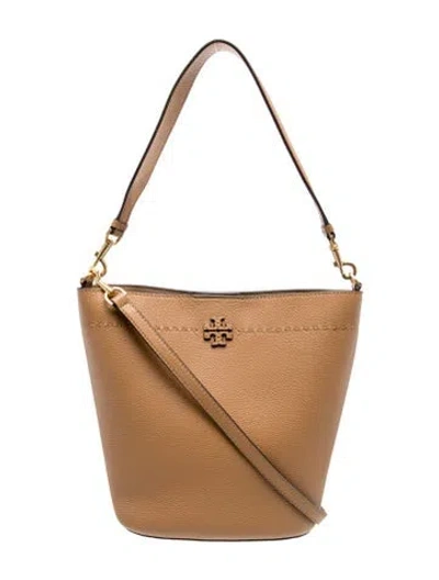 Pre-owned Tory Burch Signature Shoulder Bag In Brown