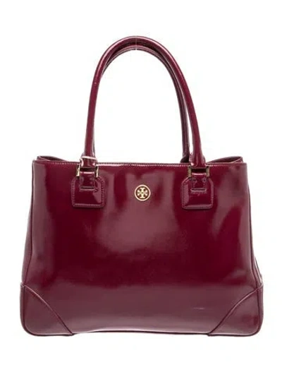 Pre-owned Tory Burch Signature Shoulder Bag In Red