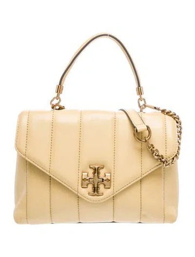 Pre-owned Tory Burch Signature Shoulder Bag In Yellow