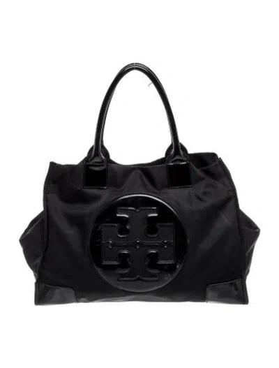 Pre-owned Tory Burch Signature Tote In Black