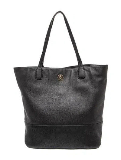 Pre-owned Tory Burch Signature Tote In Black