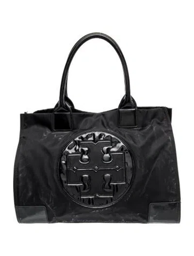 Pre-owned Tory Burch Signature Tote In Black