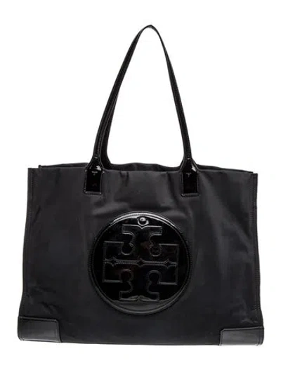 Pre-owned Tory Burch Signature Tote In Black