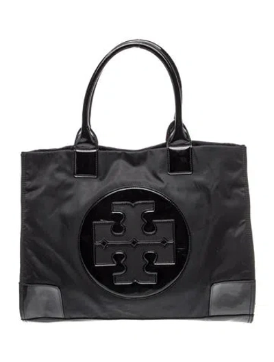 Pre-owned Tory Burch Signature Tote In Black