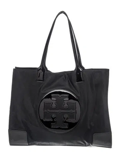 Pre-owned Tory Burch Signature Tote In Black