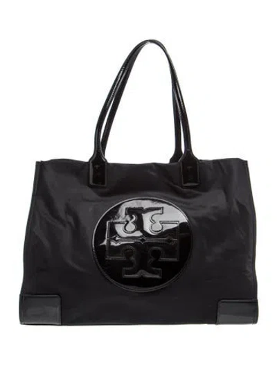Pre-owned Tory Burch Signature Tote In Black