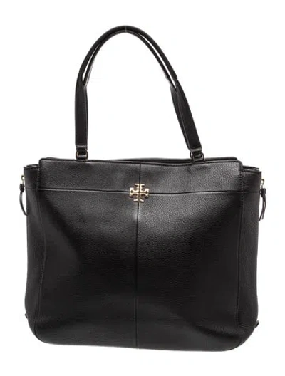 Pre-owned Tory Burch Signature Tote In Black