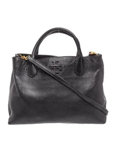 Pre-owned Tory Burch Signature Tote In Black