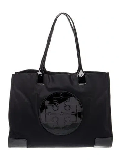 Pre-owned Tory Burch Signature Tote In Blue