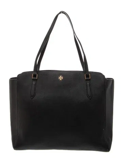 Pre-owned Tory Burch Signature Tote In Blue