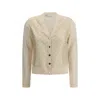 Tory Burch Silk And Wool Cardigan With Logos