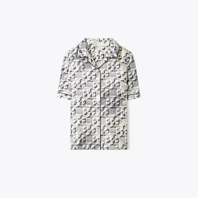 Tory Burch Short Sleeve Shirt In Multi