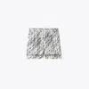 Tory Burch Shorts In Seta Stampata  Donna In New Ivory Distressed Pixelated Logo