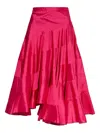 Tory Burch Silk Flared Midi Skirt