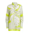 Tory Burch Printed Silk Tunic In Multi