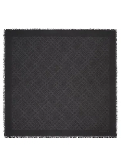 Tory Burch Silk Foulard In Black