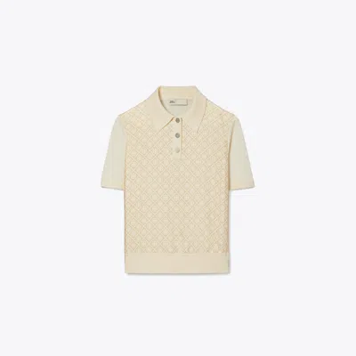 Tory Burch Silk-front Polo
