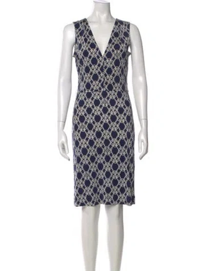 Pre-owned Tory Burch Silk Knee-length Dress