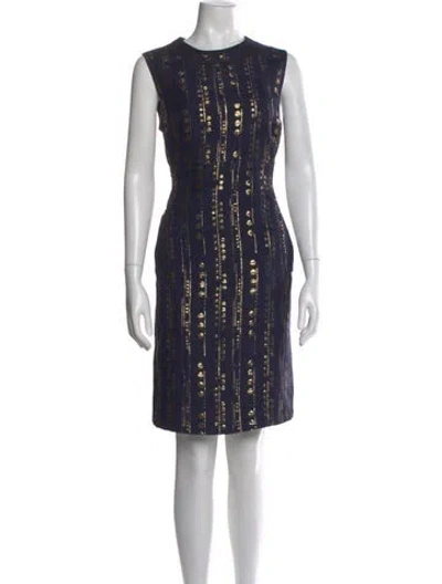 Pre-owned Tory Burch Silk Knee-length Dress