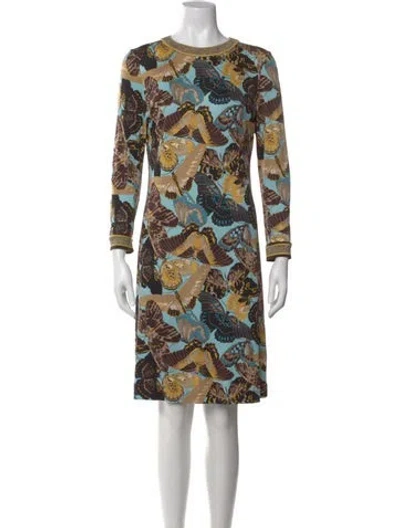 Pre-owned Tory Burch Silk Knee-length Dress