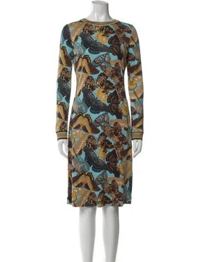 Pre-owned Tory Burch Silk Knee-length Dress
