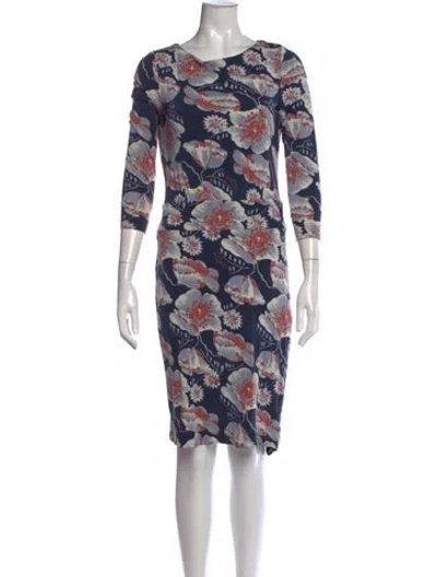 Pre-owned Tory Burch Silk Knee-length Dress