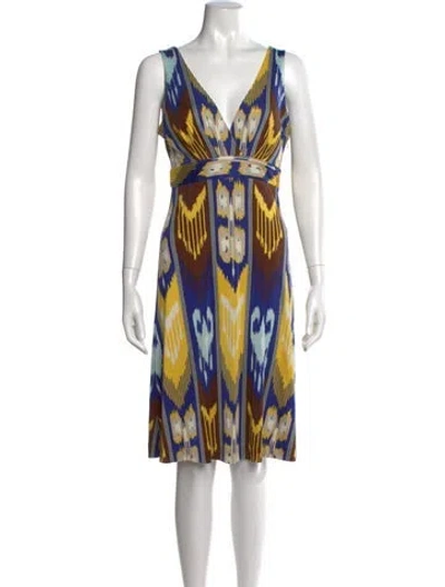 Pre-owned Tory Burch Silk Knee-length Dress