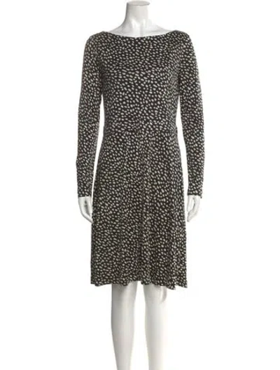 Pre-owned Tory Burch Silk Knee-length Dress In Multi