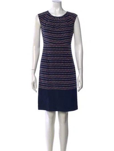 Pre-owned Tory Burch Silk Knee-length Dress In Multi