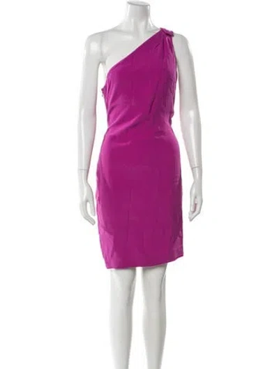 Pre-owned Tory Burch Silk Knee-length Dress In Pink