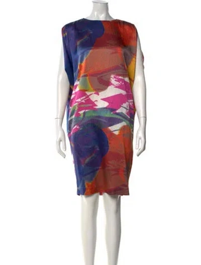 Pre-owned Tory Burch Silk Knee-length Dress In Pink