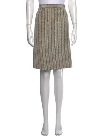 Pre-owned Tory Burch Silk Midi Length Skirt