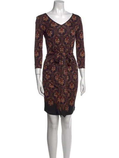 Pre-owned Tory Burch Silk Mini Dress