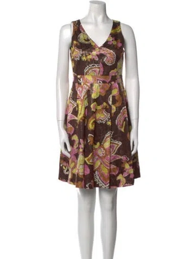 Pre-owned Tory Burch Silk Mini Dress