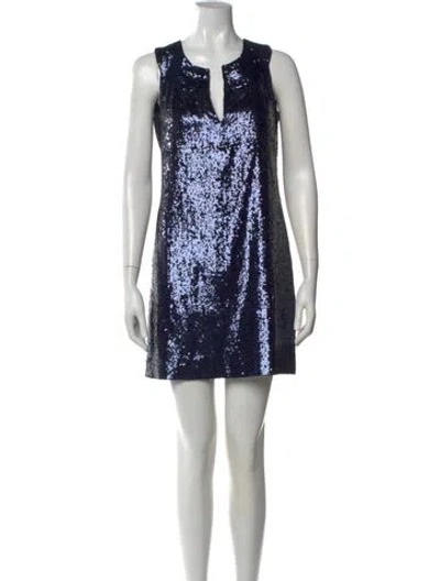 Pre-owned Tory Burch Silk Mini Dress
