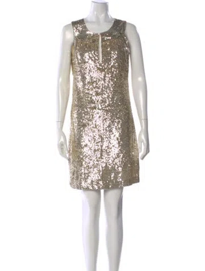 Pre-owned Tory Burch Silk Mini Dress