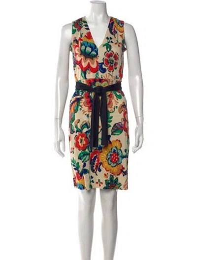 Pre-owned Tory Burch Silk Mini Dress