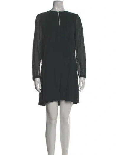 Pre-owned Tory Burch Silk Mini Dress In Multi