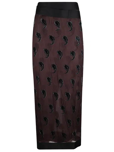 Tory Burch Silk Pareo In Animal Print