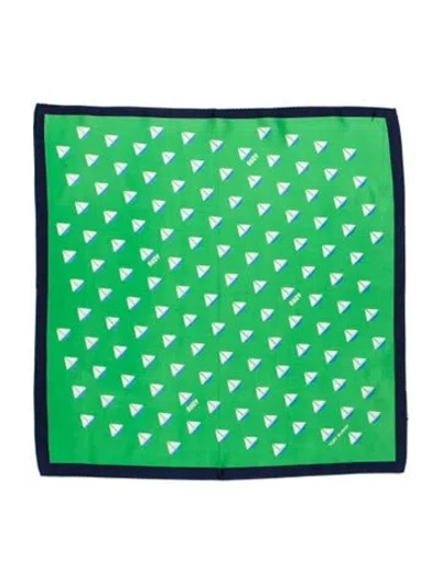 Pre-owned Tory Burch Silk Printed Scarf W/ Tags In Multi