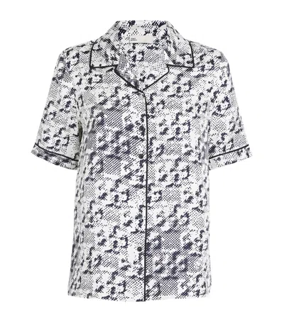 TORY BURCH SILK PRINTED SHIRT
