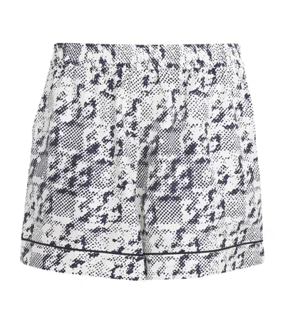 TORY BURCH SILK PRINTED SHORTS