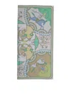 TORY BURCH SILK SCARF WITH ACROBATS PATTERN