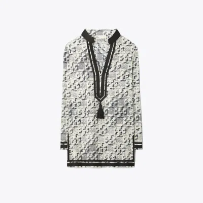 Tory Burch Silk Tory Tunic In White