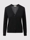 Tory Burch Black Wool-silk Blend Top