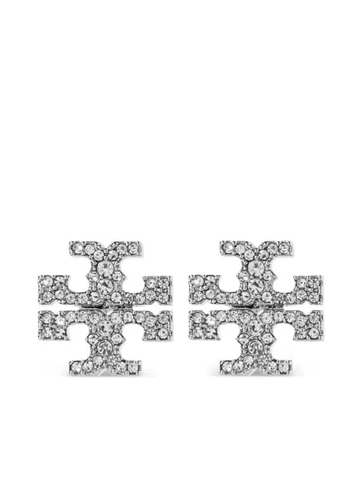 Tory Burch Silver Crystal Brass Jewelry