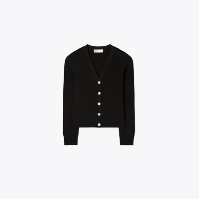 Tory Burch Simone Cardigan In Black
