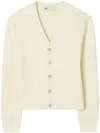 Tory Burch Simone Cardigan In Neutral