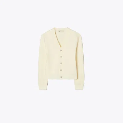 Tory Burch Simone Cardigan In New Ivory